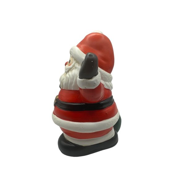 Enesco Musical Santa Figurine Plays Santa Claus is Coming to Town - Picture 2 of 7